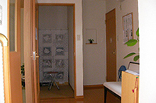 更衣室・奥にトイレ